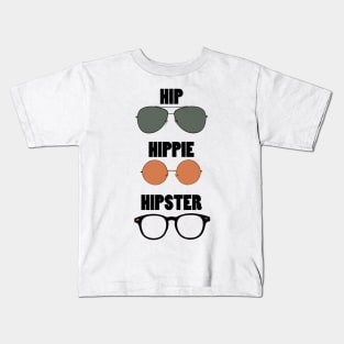 Hip Hippie Hipster Kids T-Shirt